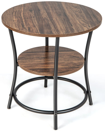 Giantex Round End Table Set