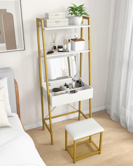 CHARMAID Ladder Vanity Desk Set