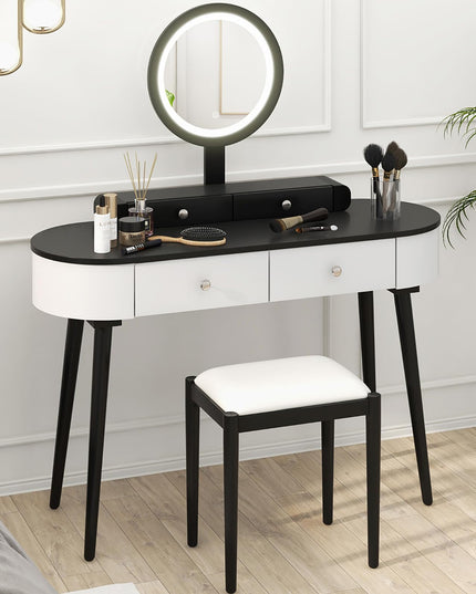 CHARMAID Makeup Vanity Desk with Lights