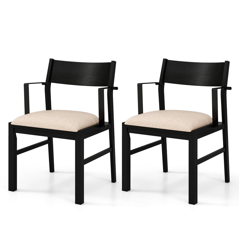 Dining Chairs Set of 2 or 4, Accent Armchairs with Padded Seat