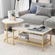 Gold + White