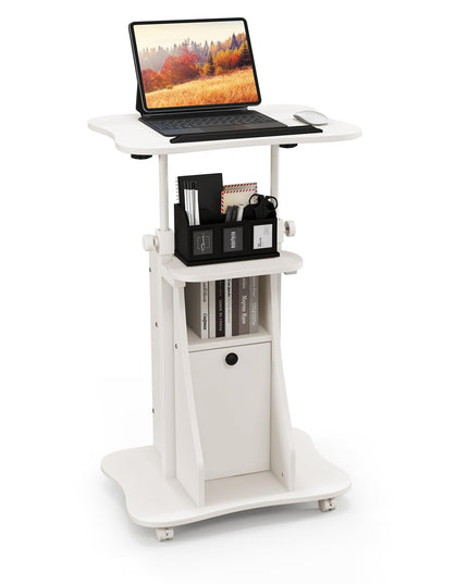 Giantex Mobile Podium Stand