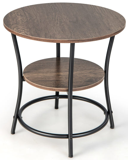 Giantex Round End Table Set