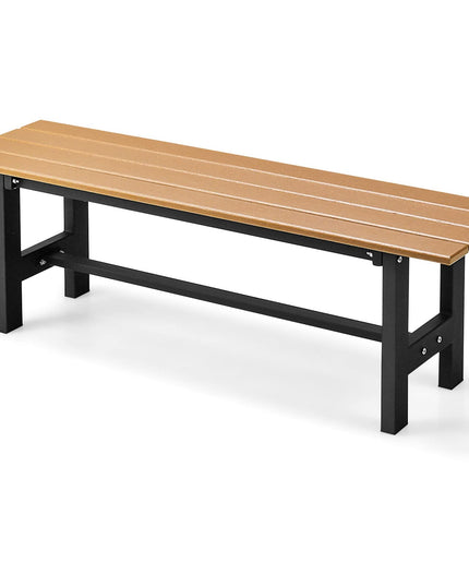 Giantex 2-Person Outdoor Bench Seat - Backless Patio Garden Bench
