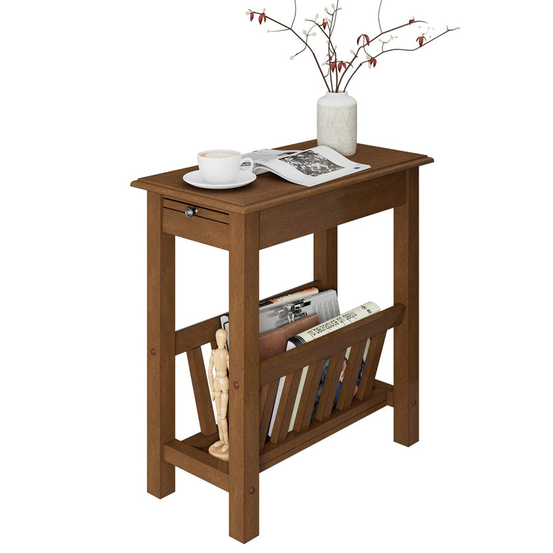 Giantex 2-Tier Narrow End Table