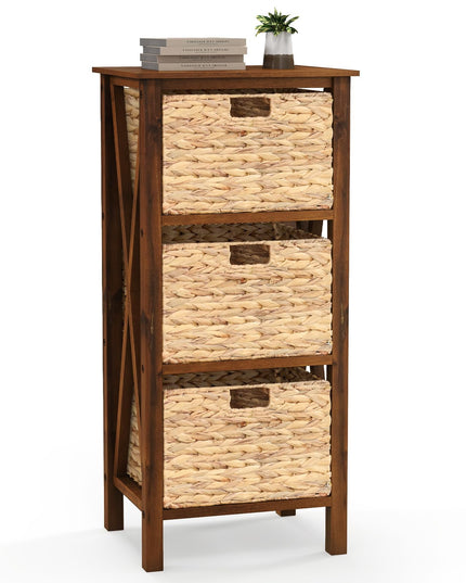 Giantex Wooden X-Design Side Table End Table