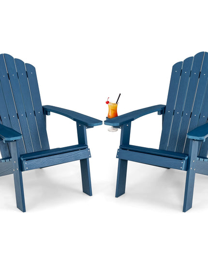 Giantex Outdoor Adirondack Chair, Navy
