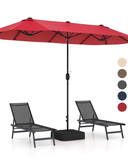 Giantex 13ft Large Patio Umbrella with Base