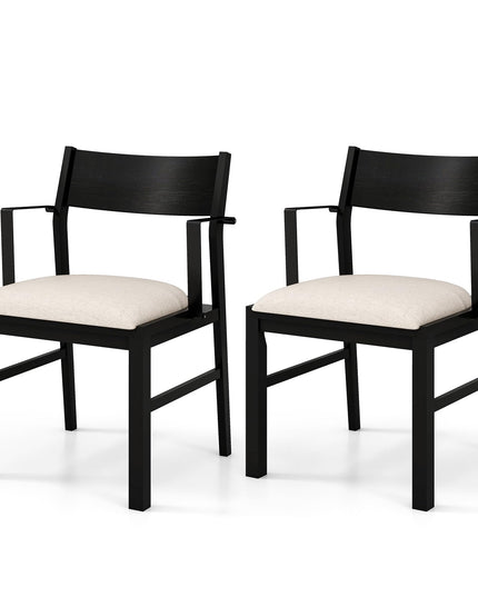 Dining Chairs Set of 2 or 4, Accent Armchairs with Padded Seat
