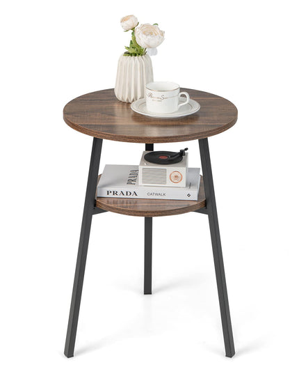 Giantex Round End Table Set