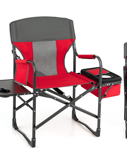 Giantex Directors Chair, Folding Chair with Side Table