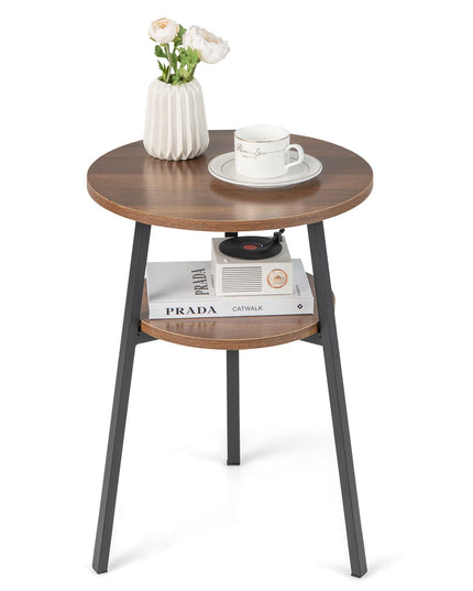 Giantex Round End Table Set