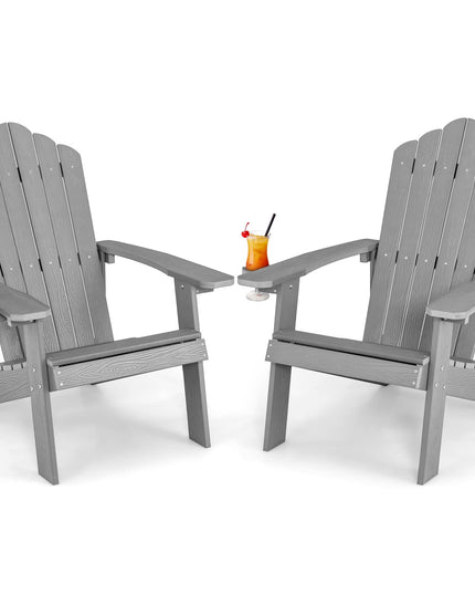 Giantex Outdoor Adirondack Chair, Grey