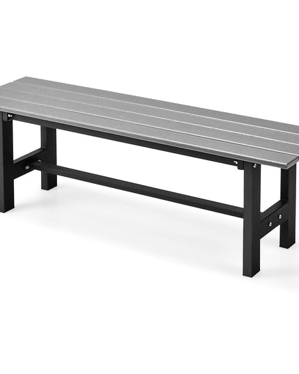 Giantex 2-Person Outdoor Bench Seat - Backless Patio Garden Bench