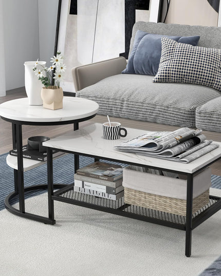 Giantex Nesting Coffee Table Set