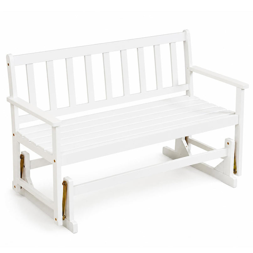 GIANTEX 2-Person Outdoor Glider Bench for Garden Yard Porch