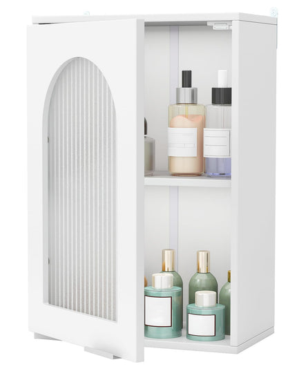 Giantex Wall Mounted Bathroom Cabinet for Living Room Laundry