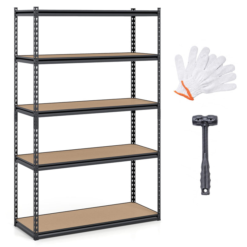 Giantex 5-Tier Metal Storage Shelves(48" x 18" x 72")