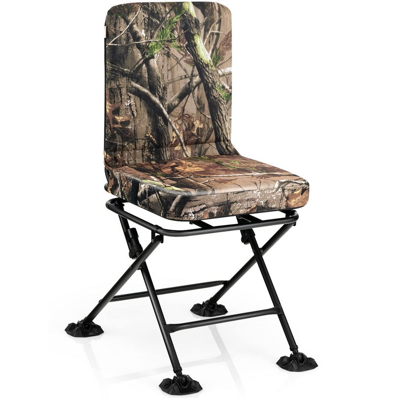 Giantex Hunting Chairs for Blinds - 360° Swivel Silent Hunter Chair