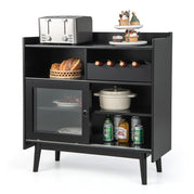 Modern-Sliding Door & Wine Rack