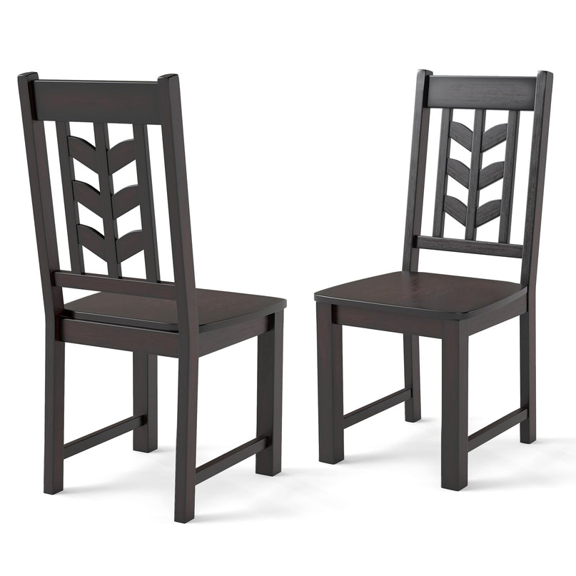 Giantex Wooden Dining Chairs Set of 2/4
