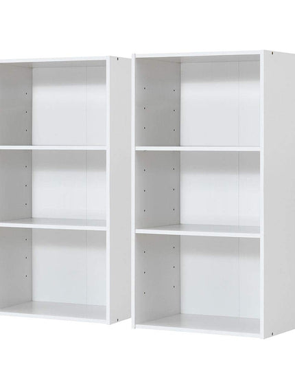 3 Shelf Bookcase Book Shelves Open Storage Cabinet