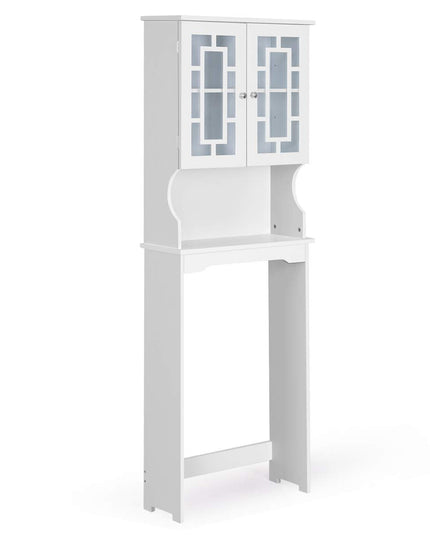 Giantex Over-The-Toilet Storage Spacesaver, Bathroom Organizer with Cabinet and Shelf