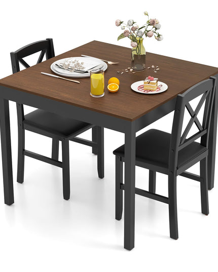 Giantex 3-Piece Dining Table Set for 2