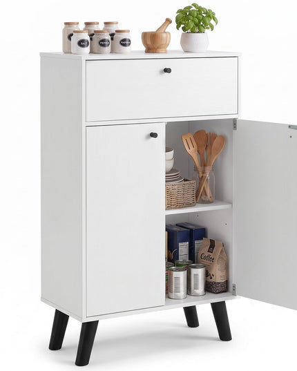 Giantex Kitchen Buffet Cabinet with 1 Drawer 2 Doors & Adjustable Shelf