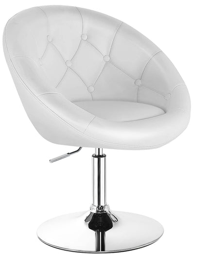 Giantex Swivel Round Tufted Vanity Chair, Set of 2 Height Adjustable