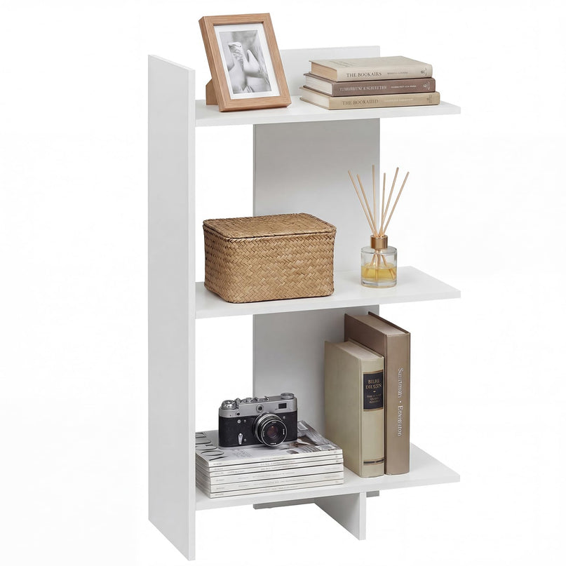 Étagère de rangement ouverte en bois à 3 niveaux Giantex avec kit anti-basculement