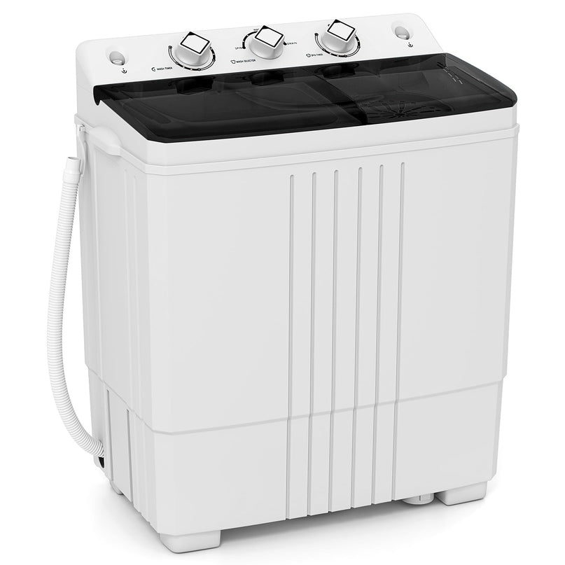 Giantex Washing Machine Twin Tub 12Lbs Washing and 8Lbs Spinning