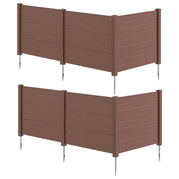 6 Panels / Brown