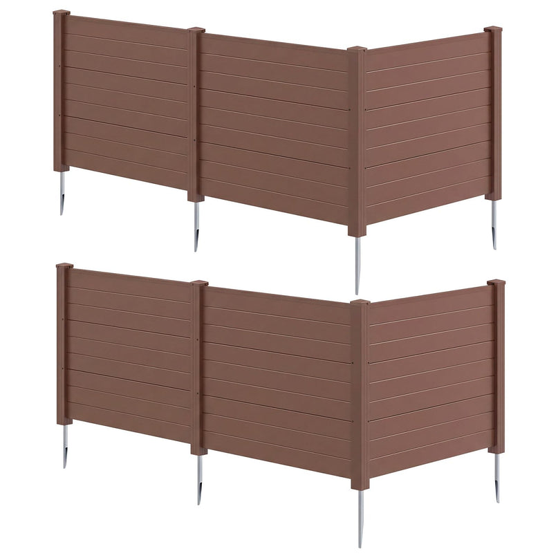 Clôture de climatiseur Giantex 48 po L x 36 po H à 3/6 panneaux