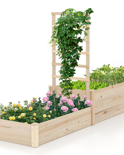 Giantex Wooden Raised Garden Bed