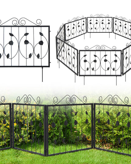 Giantex Decorative Garden Fence 8 Pack