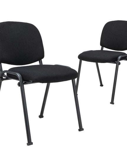 Giantex 5-Pack / 10-Pack Conference Chair Set - Stackable Guest Chair with Metal Frame