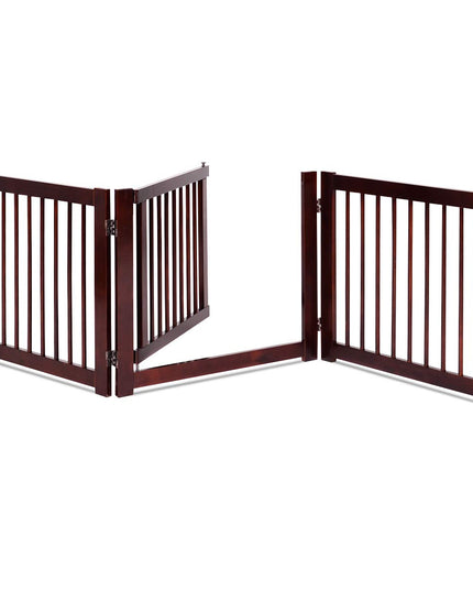 24 inch Configurable Dog Gate with Door