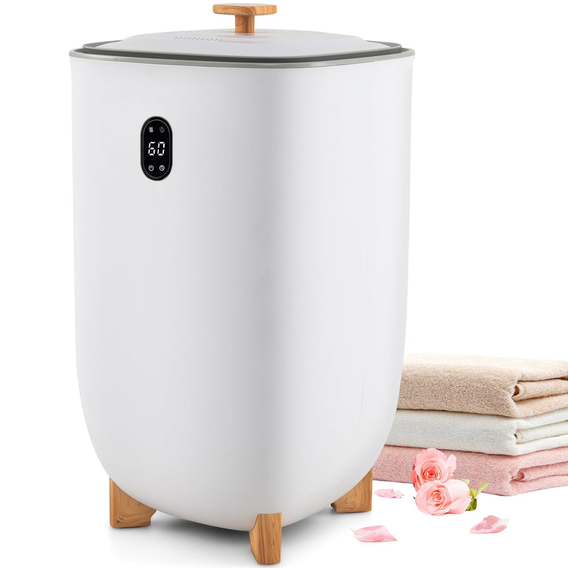 Giantex Large Towel Warmer Bucket - 35L Hot Towel Warmer for Bathroom Spa