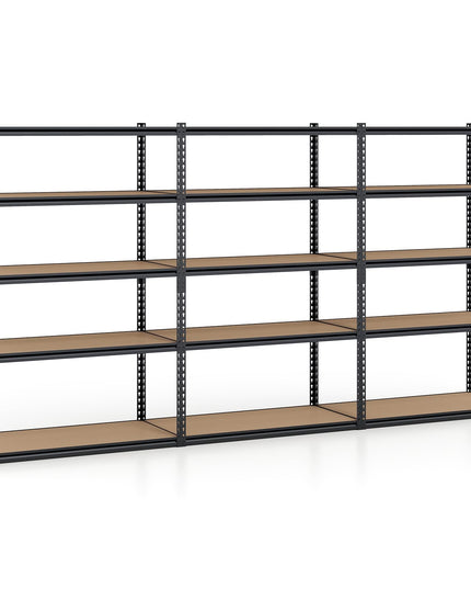 Giantex 5-Tier Metal Storage Shelves(1/2/3/4,48" W x 24" D x 72" H)
