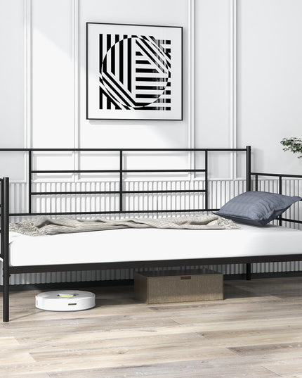 Multifunctional Platform Bed Mattress Foundation with Headboard for Living Room