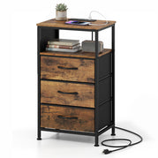 Rustic Brown / 1 / 3 Drawer
