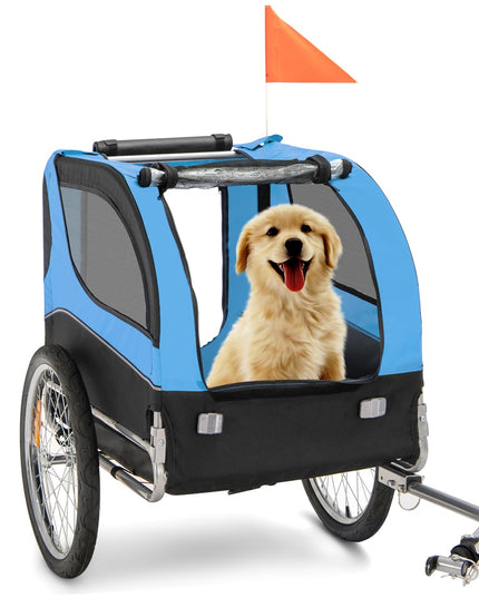 Giantex Dog Bike Trailer Pet Stroller, Small Medium Dog Bicycle Trailer Carrier Wagon
