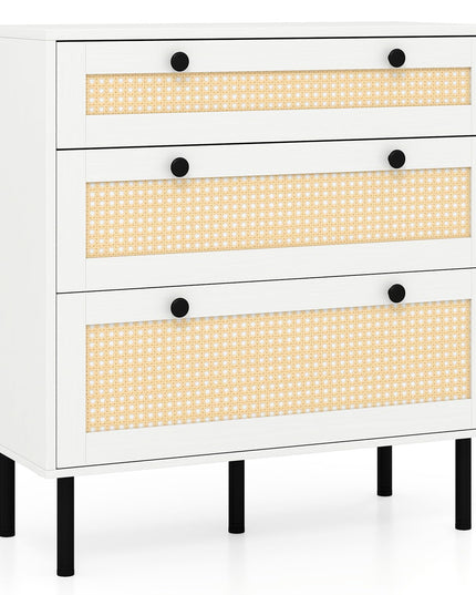Giantex 3 Drawer Dresser for Bedroom with Anti-toppling Device