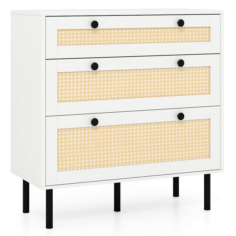 Giantex 3 Drawer Dresser for Bedroom with Anti-toppling Device