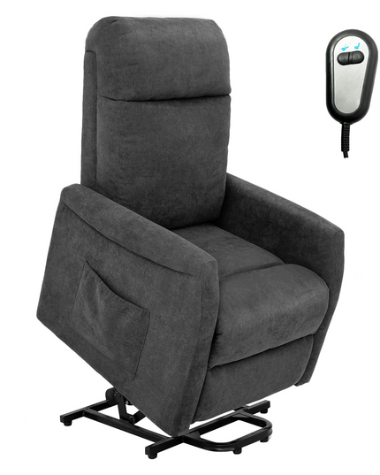 Giantex Power Lift Recliner Chair for Elderly, Ergonomic Lounge Chair