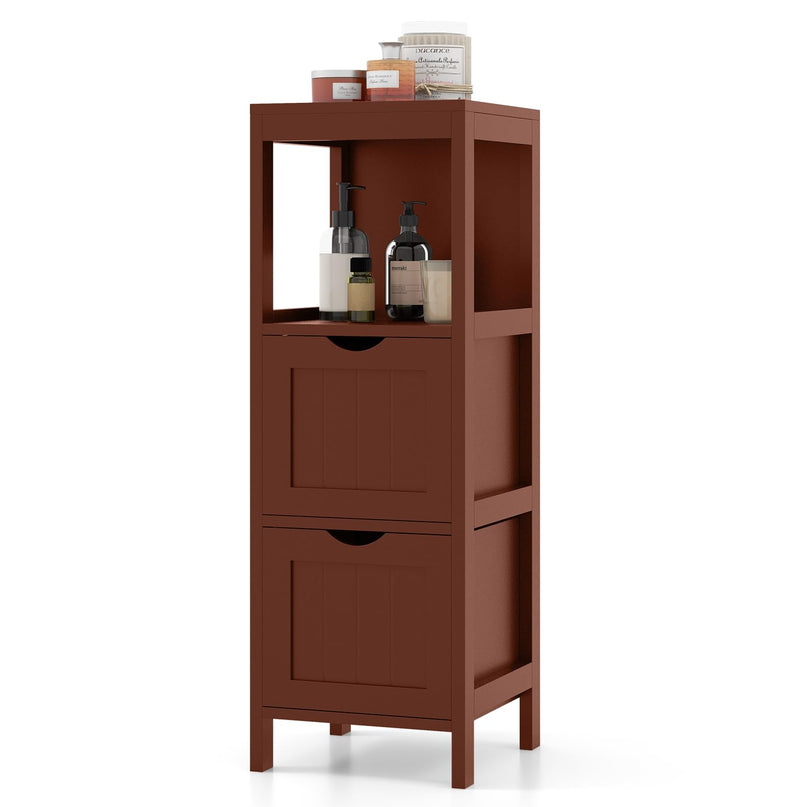 Giantex Bathroom Organizers and Storage Cabinet - Storage Organizer Rack Stand