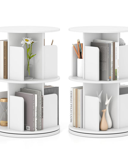 Giantex 3 Tier Rotating Bookshelf for Living Room Bedroom