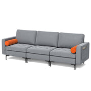 3 Seat Sofa Couch / Grey