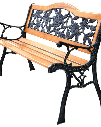 Giantex 50'' Patio Park Garden Bench, Weather Proof Porch Path Chair